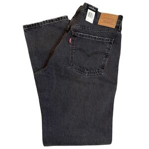 Levi's Black Straight Leg Jeans